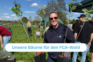 Unsere Netz16 Bäume für den FCA-Wald